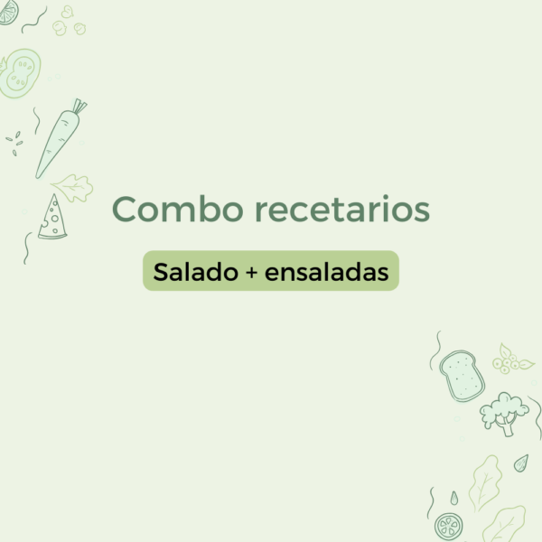 Combo: Recetario salado + recetario de ensaladas